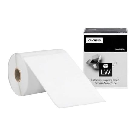 Sanford DYMO LW Shipping Labels, Extra Large 4in x 6in Black on White 1744907